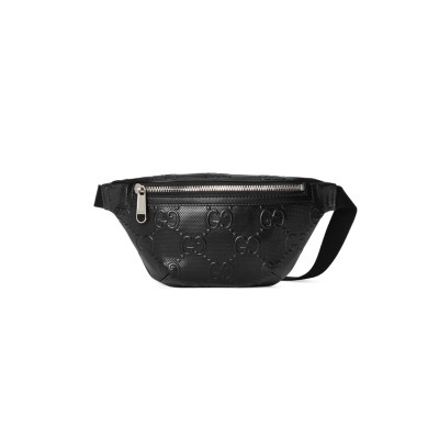 GUCCI GG EMBOSSED BELT BAG 658582 (23*13*5cm)
